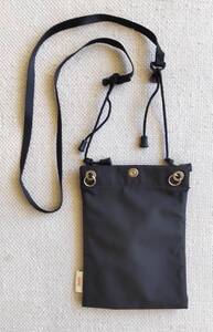 ★美品★ nunc ヌンク 3Layered Nylon Pouch ショルダーバッグ BLK