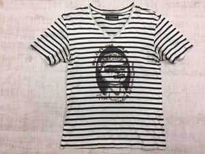 MARIEB マリービー LOVELESS ラブレス GUILD PRIME ギルドプライム 別注 パンク ボーダー半袖Tシャツ レディース 日本製 1