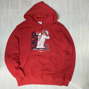 限定生産 【XL】 Fanatics ファナティクス 大谷翔平 #17 LA Angels ロサンゼルス エンゼルス MLB プルオーバーパーカー 綿100％ メジャー 