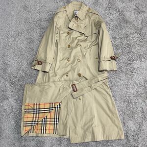 一円スタート 新品同様 BURBERRY バーバリー トレンチコート 裏地ノバチェック ノバチェック Burberrys バーバリーズ 12