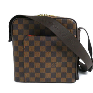 LOUIS VUITTON ルイ・ヴィトン オラフPM ショルダーバッグ ダミエ ブラウン N41442 ユニセックス 中古 美品