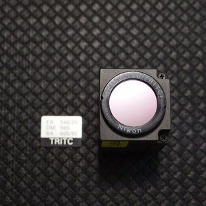 ◆Nikon 蛍光フィルターブロック TRITC（Eシリーズ用）◆USED 6