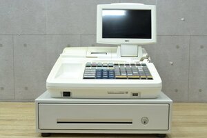 H872■TEC 東芝テック■電子レジスター■MA-2055■鍵付き(S OP MA ドロア)■初期化済 システムレジスター 対面表示