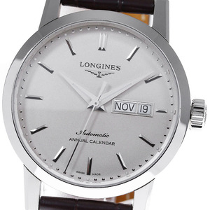 ロンジン LONGINES L4.827.4 ヘリテージ 1832 アニュアルカレンダー 自動巻き メンズ 箱・保証書付き_820059