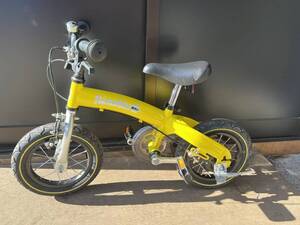 HENSHIN BIKE　へんしんバイク　イエロー　VITAMIN　FACTOR　キッズバイク　子供自転車　ＢＩＫＥ