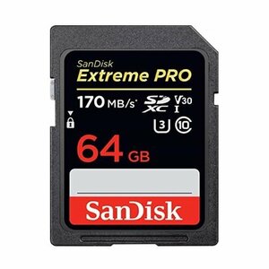 送料無料 SanDisk SDXC 64GB 170MB/s SDSDXXY-064G-GN4IN