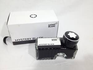 ◆ MONT BLANC モンブラン インク インクボトル 万年筆用 MYSTERY BLACK ミステリーブラック 黒 60ml 箱入り