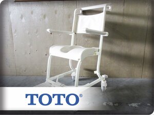 ■展示品■未使用品■TOTO■トイレ・浴室用■キャスター付■水まわり用車イス/介護用車いす■EWC600AHS■ymm2585k