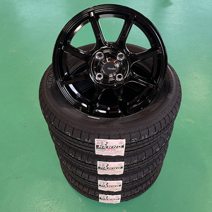 【4本送料込み 41,000円～】新品 2024年製 ブリヂストン ニューノ 155/65R14 + アルミホイール 4本セット 【組み込み済】