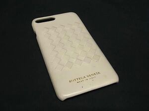 ■美品■ BOTTEGA VENETA ボッテガヴェネタ イントレチャート レザー iPhone 7plus 8plus 対応 アイフォンケース アイボリー系 DG0173