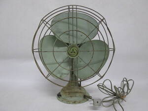 【0105h A14867】 昭和レトロ 三菱 卓上扇風機 ACELECTRIC FAN 鉄製 3枚羽根 羽根の大きさ30㎝ アンティーク ジャンク