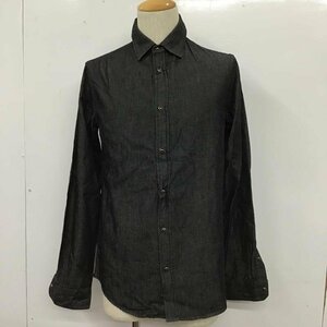 EMPORIO ARMANI S エンポリオアルマーニ シャツ、ブラウス 長袖 6G1C67 1D5WZ SLIM FIT Shirt Blouse 黒 / ブラック / 10105491