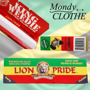 【ジャマイカ直輸入】【LION PRIDE】巻き紙 喫煙具 ライオンプライド タバコ ジャマイカ ラスタカラー