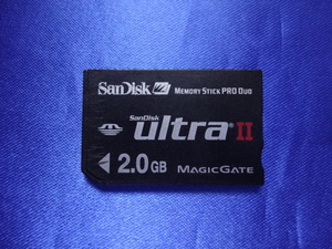 ★サンディスク「UltraⅡ メモリースティックPRO DUO 2GB」☆