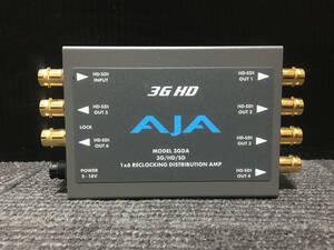 1円スタート ★ AJA Video Systems・3GDA・SDI 1入力６出力：分配器「3G/HD/1080p 対応」★ 美品・動作確認済みOK! ラスト売り切れ！４