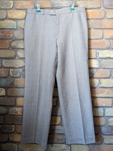 ☆フランス製☆60’s-70’s TREVIRA FRANCE Polyester×WoolSlacks フランスビンテージ ウールパンツ ユーロビンテージ 60年代 70年代