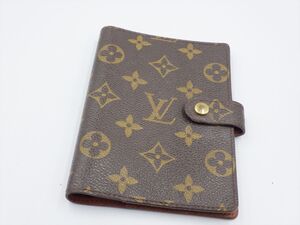 373983【1円スタート】Louis Vuitton ルイヴィトン R20005 モノグラム アジェンダ PM SP0030 手帳カバー