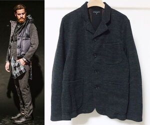 Engineered Garments エンジニアードガーメンツ Knit Blazer Jersey Knit エルボーパッチ付き ニット ブレザー ジャケット S