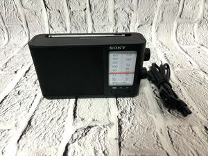 【売り切り】SONY ワイドFM対応 FM/AMポータブルラジオ ICF-506 3595-3