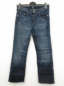 HH未使用【セブンフォーオールマンカインド】 ストレッチ ユーズド加工デニム 02-8507000(メンズ)size28 インディゴ アメリカ製■5MPA0223