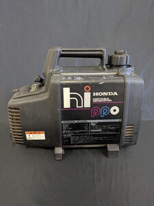 【萬】動作確認済み　HONDA Portable Generator hippo EX300　本田技研　ポータブル発電機　ガソリン式　災害用　アウトドア用