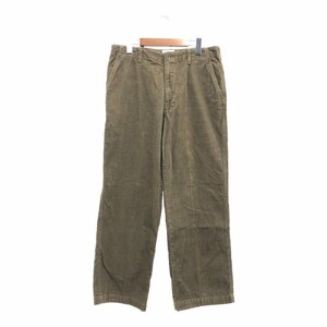 GAP ギャップ ルーズフィット コットン コーデュロイパンツ ボトムス アメカジ カジュアル カーキ (メンズ 32/30) 中古 古着 P6022