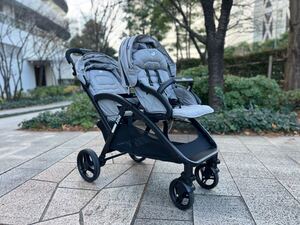 1円スタート KATOJI joie 二人乗りベビーカー エヴァライトデュオ Aprica Combi cybex