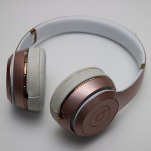 良品中古 Beats solo3 wireless MNET2PA/A ローズゴールド ワイヤレスヘッドホン Beats あすつく 土日祝発送OK