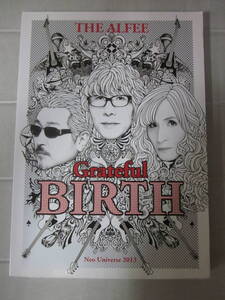 い8726ま◆ THE ALFEE パンフレット NEO UNIVERSE 2012 Grateful BIRTH　CD付◆中古　角折れ有