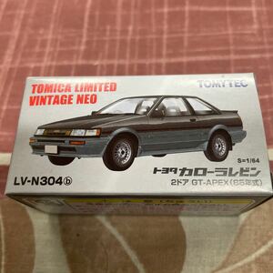 トミカリミテッド ヴィンテージ ネオ トヨタ　カローラレビン　2ドア　GT-APEX（85年式）　外箱未開封