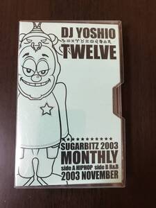 ミックステープ TWELVE 2003 Monthly HIPHOP.R&B 11月 NOVERBER DJ YOSHIO 中古 カセットテープ MIX TAPE HIPHOP R&B ラップ ヒップホップ