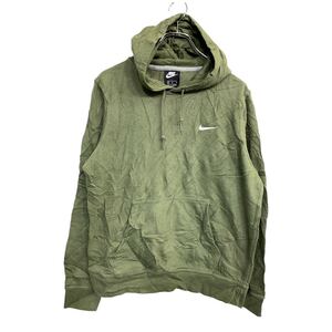 NIKE ロゴスウェット パーカー Mサイズ ナイキ オリーブグリーン 古着卸 アメリカ仕入 t2411-3315