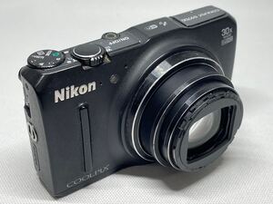 外観美品　ジャンク　Nikon　ニコン　COOLPIX S9700　クールピクス　ブラック　デジカメ　03