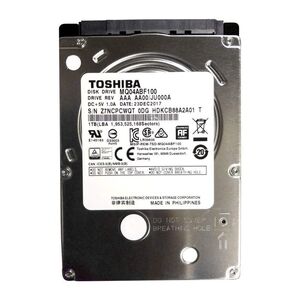 MQ04ABF100 東芝 1TB/1000GB 5400rpm Sata 7mm 2.5インチ ハードドライブ 128mb 6Gbit/s