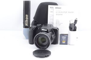 美品★Nikon ニコン COOLPIX B600 ブラック 光学60倍 コンパクトデジタルカメラ　　R3234