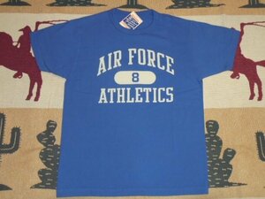 23 東洋 バズリクソンズ BR79130 125 ブルー L 半袖 Tシャツ AIR FORCE ATHLETICS