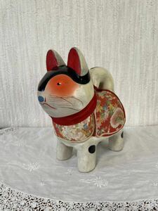 郷土人形 狛犬 こま犬 犬 ヴィンテージ 骨董 古い 置 郷土玩具 縁起物 民芸品 インテリア 日本人形 アンティーク