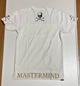 マスターマインド・ジャパン mastermindJAPAN 3面スカル ロゴ金刺繍 白 Tシャツ