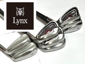 ゴルフクラブ アイアンセット リンクス LYNX プレデター SF PREDATOR SF / 8本セット (5-9 PW、AW、SW) / フレックスR