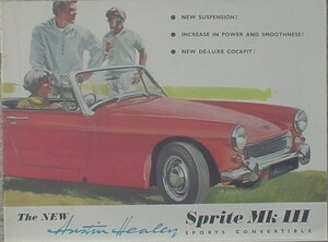 AUSTIN HEALEY SPRITE MK.3 セールスカタログ