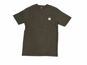 Carhartt 胸 ポケットTシャツ カーハート無地 カーハート ブラック 黒