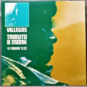 (LP) 良品 VILLEGAS [TRIBUTO A MONK]エンリケ・ヴィレガス・トリオ/モンクへのトリビュート/MONO/1989年/SPAIN/FRESH SOUND RECORDSTL-12