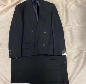 新品　未使用　礼服ダブル スーツ　サイズAB7 カネボウ　Kanebo formal 2タックアジャスター　セットアップスーツ ゆったりタイプ冠婚葬祭