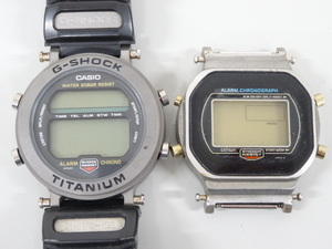 ジャンク 2点セット まとめて CASIO カシオ G-SHOCK Gショック 901 DW-5700 スクリューバック 200M MR-G MRG-1 クオーツ デジタル 腕時計