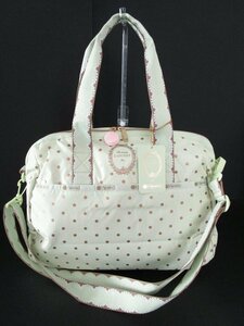 【送料込】 新品！Les Secrets LADUREE × LeSportsac スクレ・ラデュレ×レスポートサック バッグ ピスタチ ハーパー バッグ/961918