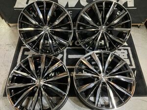 ◆売切!! 1000円～ ウェッズ レオニスVX 20×8.5J+45 114.3/5H ホイール4本SET!! エスティマ/ハリアー/RAV4/CX-5/T32/アウトランダー他