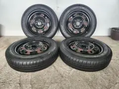 送料込☆ 2023タイヤホイールセット 155/65R14☆4本