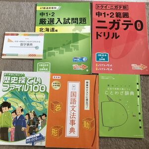 進研ゼミ中学講座 陰山メゾット ことわざ辞典 などまとめて 中Ⅰ 国語文法事典