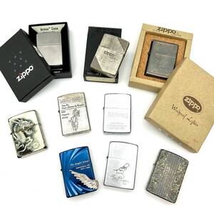 KY0380■Zippo ジッポー 9点 まとめ ライター LIGHTER オイルライター ブランド 1986年 1989年 1990年 1991年 2001年 2004年 2016年 