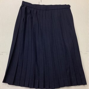 I945/(中古)兵庫県 播磨高校(現 姫路女学院) 女子制服1点 /66M/W64~66/丈61/32本/冬スカート/紺/山地正倫/MASATOMO/夏服/中学/学生服